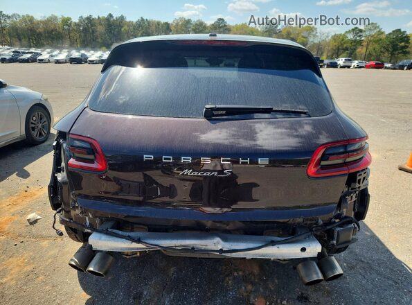WP1AB2A54JLB31533 2018 PORSCHE MACAN Maroon Widok z tyłu