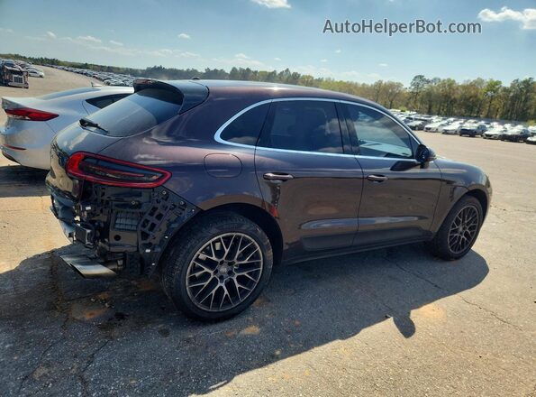 WP1AB2A54JLB31533 2018 PORSCHE MACAN Maroon Tył prawy