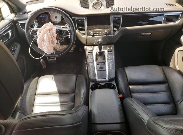 WP1AB2A54JLB35503 2018 PORSCHE MACAN Silver Առջևի վահանակի տեսք