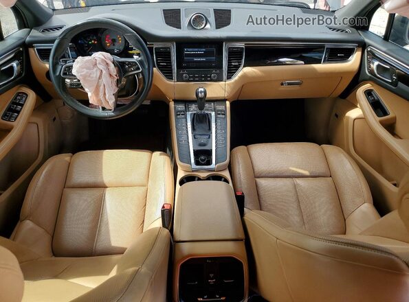 WP1AB2A54JLB35548 2018 PORSCHE MACAN Gold Widok deski rozdzielczej