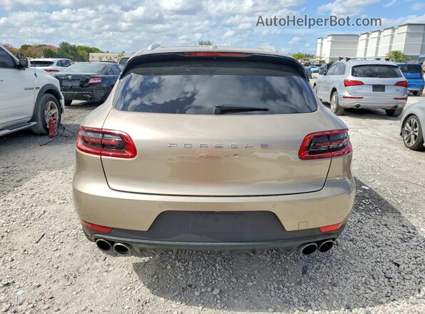 WP1AB2A54JLB35548 2018 PORSCHE MACAN Gold Widok z tyłu