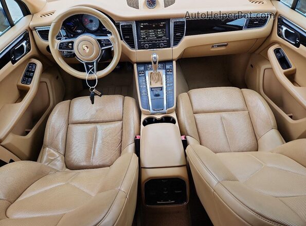 WP1AB2A55GLB45451 2016 PORSCHE MACAN Blue Dashboard view