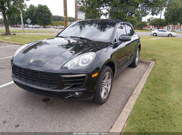 WP1AB2A55GLB56322 2016 PORSCHE MACAN Black Vista tres cuartos delantera izquierda