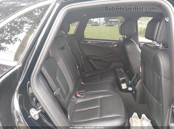 WP1AB2A55GLB56322 2016 PORSCHE MACAN Black Vista de la etiqueta del VIN