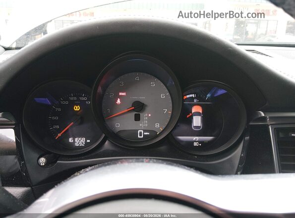 WP1AB2A55GLB56322 2016 PORSCHE MACAN Black Vista de los asientos traseros