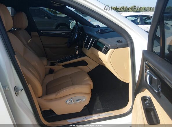 WP1AB2A55HLB18266 2017 PORSCHE MACAN White Սալոնի դիմացի տեսք