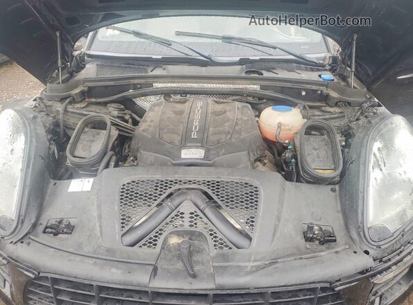 WP1AB2A55JLB40273 2018 PORSCHE MACAN Black ძრავის განყოფილების ხედი