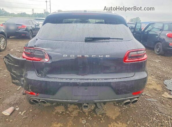 WP1AB2A55JLB40273 2018 PORSCHE MACAN Black უკანა ხედი