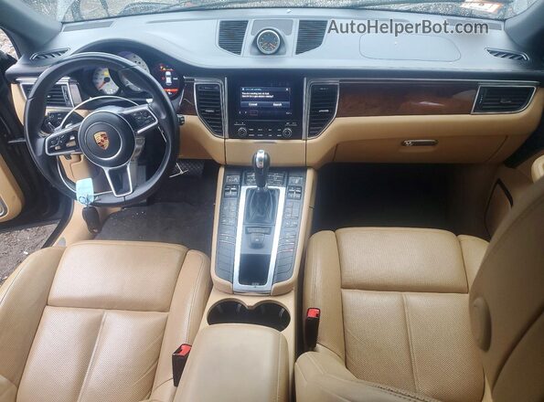 WP1AB2A55JLB40273 2018 PORSCHE MACAN Black წინა პანელის ხედი