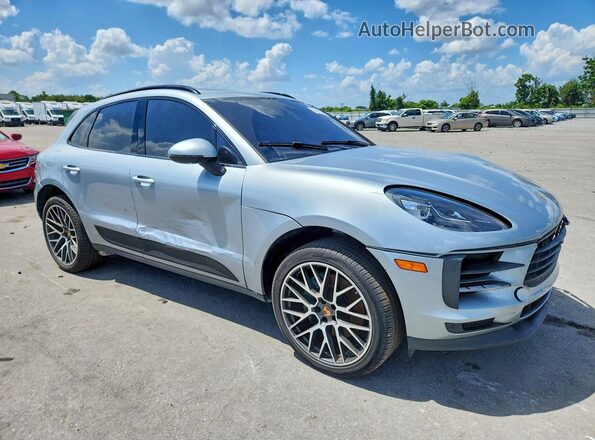 WP1AB2A55LLB33083 2020 PORSCHE MACAN Серебряный Передняя правая четверть
