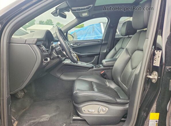 WP1AB2A55LLB36467 2020 PORSCHE MACAN Black წინა სალონის ხედი