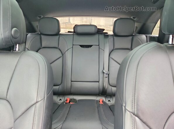 WP1AB2A55LLB36467 2020 PORSCHE MACAN Black უკანა სავარძლების ხედი