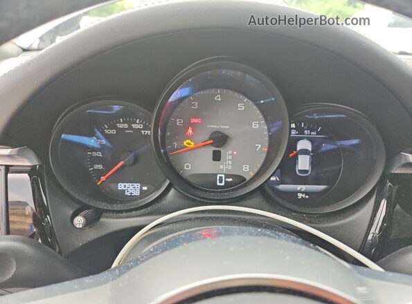 WP1AB2A55LLB36467 2020 PORSCHE MACAN Black ხელსაწყოთა პანელის ხედი