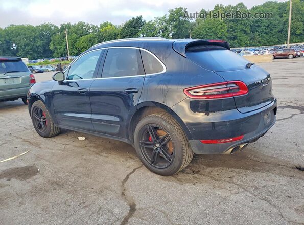 WP1AB2A56GLB52540 2016 PORSCHE MACAN Black Trasero izquierdo