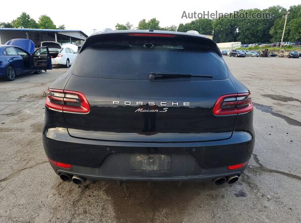 WP1AB2A56GLB52540 2016 PORSCHE MACAN Black Vista trasera