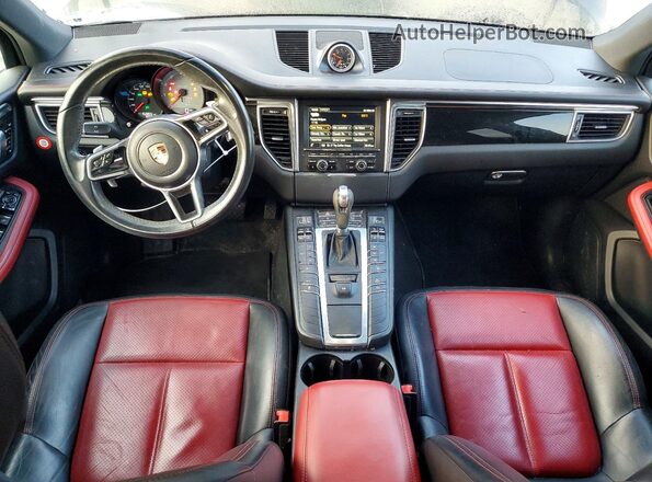 WP1AB2A56GLB52540 2016 PORSCHE MACAN Black Vista del salpicadero
