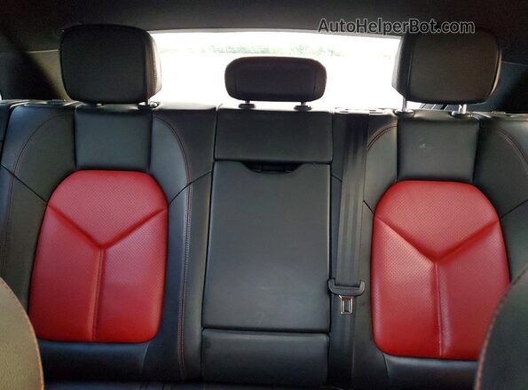 WP1AB2A56GLB52540 2016 PORSCHE MACAN Black Vista de los asientos traseros