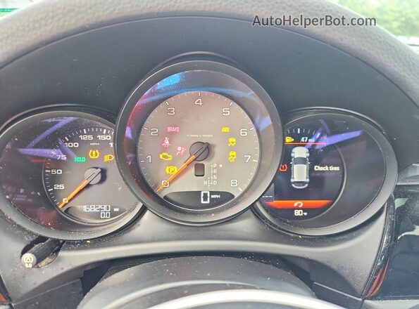 WP1AB2A56JLB36619 2018 PORSCHE MACAN White Vista del cuadro de instrumentos