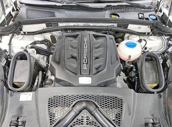 WP1AB2A56JLB36619 2018 PORSCHE MACAN White Vista del compartimento del motor
