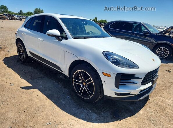 WP1AB2A56MLB38052 2021 PORSCHE MACAN Белый Передняя правая четверть
