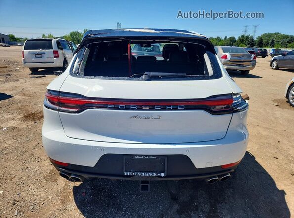 WP1AB2A56MLB38052 2021 PORSCHE MACAN Белый Вид сзади