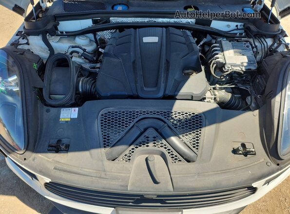 WP1AB2A56MLB38052 2021 PORSCHE MACAN Белый Вид задней части салона