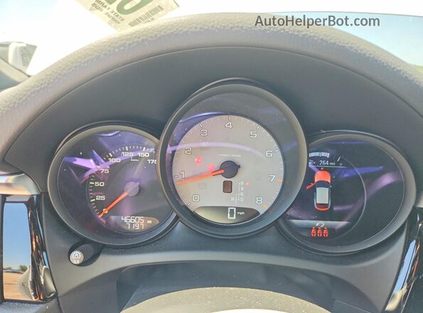 WP1AB2A56MLB38052 2021 PORSCHE MACAN Белый Вид щитка приборов