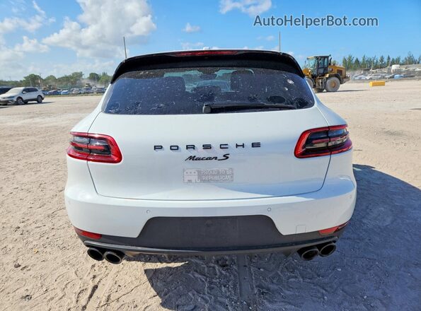 WP1AB2A57JLB30800 2018 PORSCHE MACAN White Вид ззаду