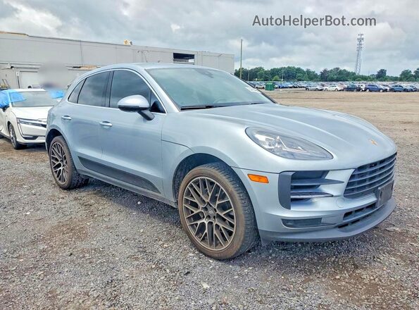 WP1AB2A57KLB33214 2019 PORSCHE MACAN Серебряный Передняя правая четверть