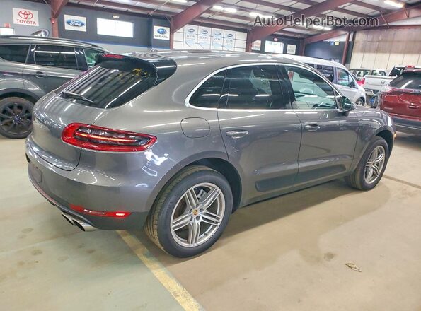 WP1AB2A58GLB47520 2016 PORSCHE MACAN Gray Հետևի աջ