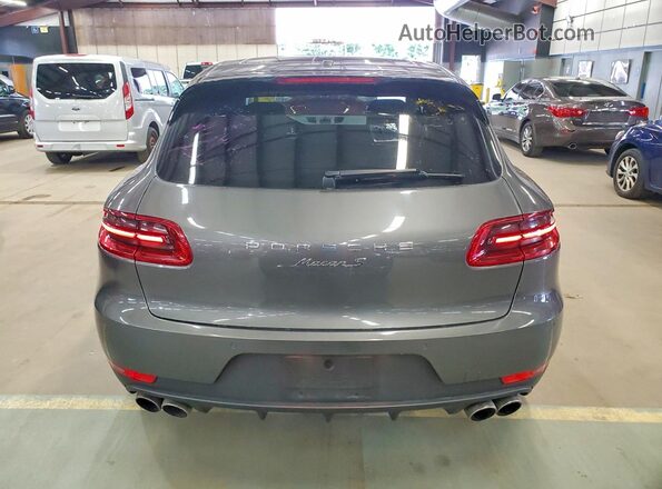 WP1AB2A58GLB47520 2016 PORSCHE MACAN Gray Հետևի տեսք
