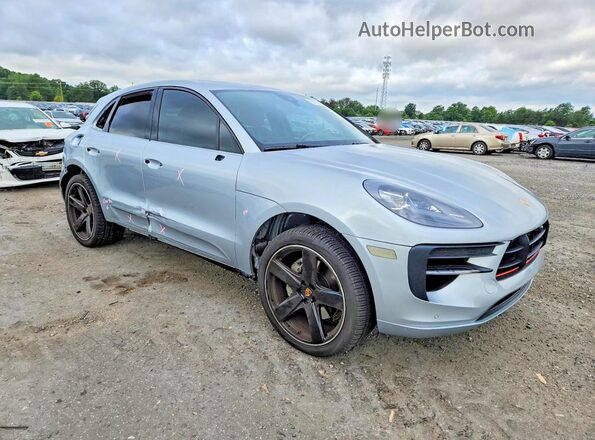 WP1AB2A58KLB31830 2019 PORSCHE MACAN Silver Przód prawy