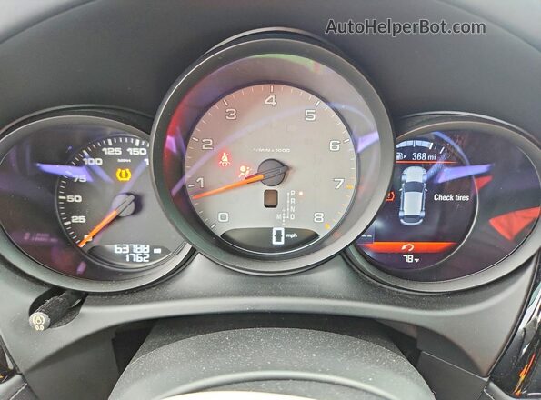 WP1AB2A58KLB31830 2019 PORSCHE MACAN Silver Widok zestawu wskaźników