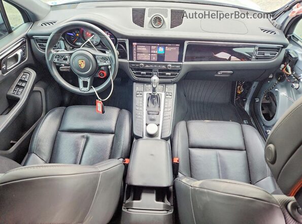 WP1AB2A58KLB31830 2019 PORSCHE MACAN Silver Widok deski rozdzielczej
