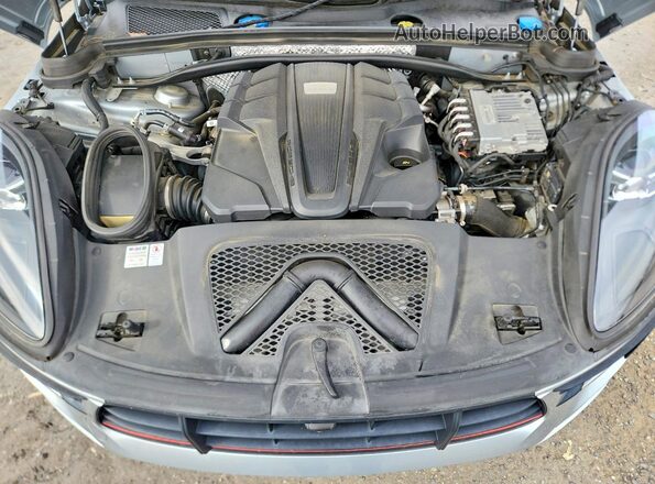 WP1AB2A58KLB31830 2019 PORSCHE MACAN Silver Widok komory silnika