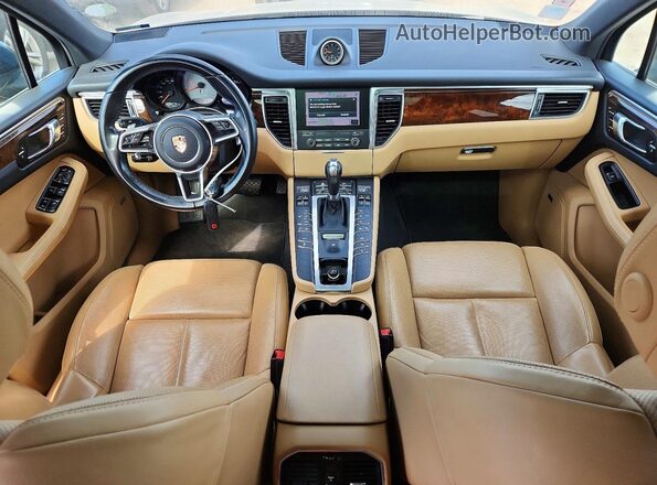 WP1AB2A59JLB35478 2018 PORSCHE MACAN Blue Սարքավորումների վահանակի տեսք