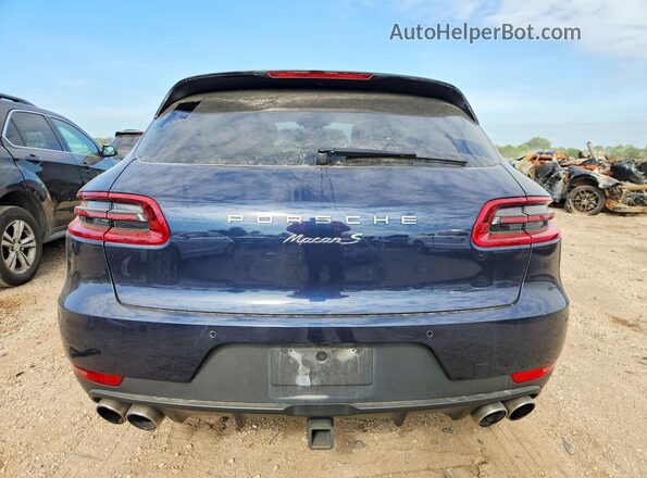 WP1AB2A59JLB35478 2018 PORSCHE MACAN Blue Սալոնի դիմացի տեսք