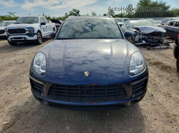 WP1AB2A59JLB35478 2018 PORSCHE MACAN Blue Հետևի տեսք