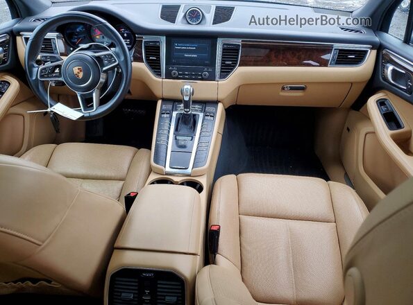 WP1AB2A59JLB36680 2018 PORSCHE MACAN Black Առջևի վահանակի տեսք