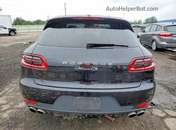 WP1AB2A59JLB36680 2018 PORSCHE MACAN Black Հետևի տեսք