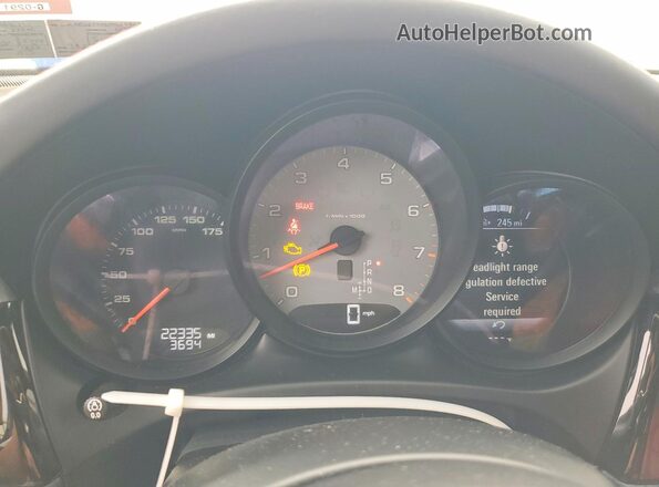 WP1AB2A59MLB36330 2021 PORSCHE MACAN Black ხელსაწყოთა პანელის ხედი