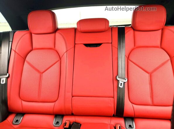 WP1AB2A59MLB36330 2021 PORSCHE MACAN Black უკანა სავარძლების ხედი