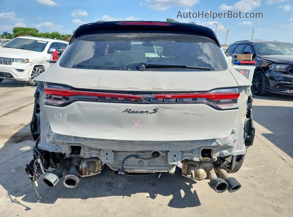 WP1AB2A59MLB36392 2021 PORSCHE MACAN Gray უკანა ხედი