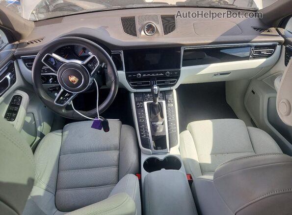 WP1AB2A59MLB36392 2021 PORSCHE MACAN Gray წინა პანელის ხედი