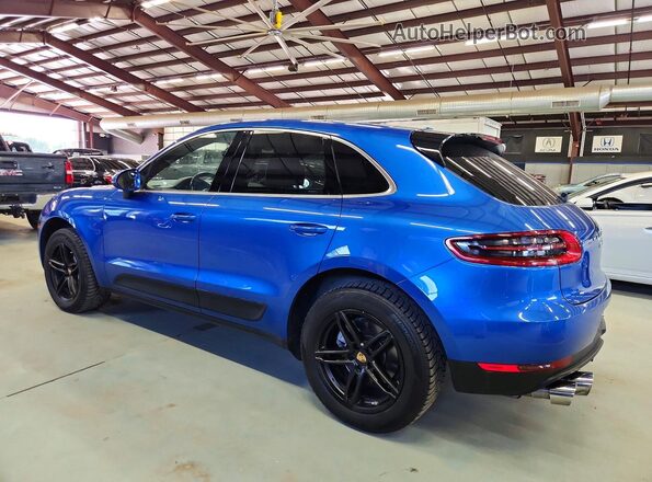 WP1AB2A5XGLB49771 2016 PORSCHE MACAN Blue Trasero izquierdo
