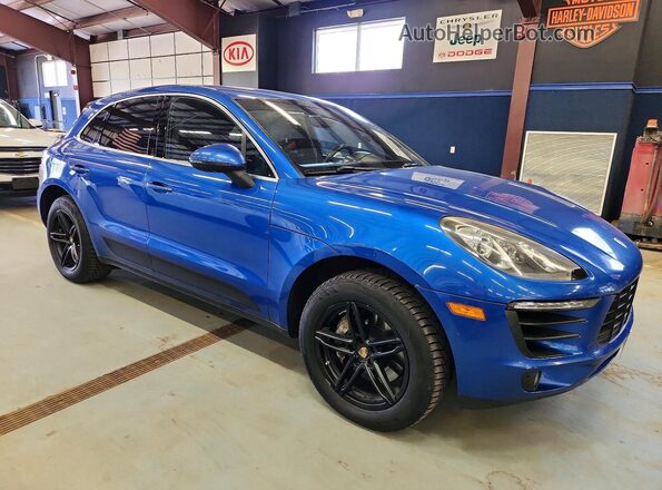 WP1AB2A5XGLB49771 2016 PORSCHE MACAN Blue Delantero derecho