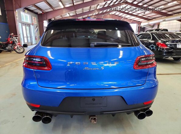 WP1AB2A5XGLB49771 2016 PORSCHE MACAN Blue Vista trasera