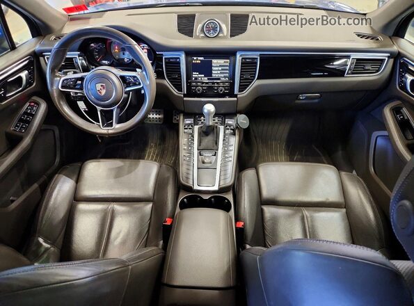WP1AB2A5XGLB49771 2016 PORSCHE MACAN Blue Vista del salpicadero