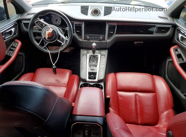 WP1AB2A5XJLB31102 2018 PORSCHE MACAN Black წინა პანელის ხედი