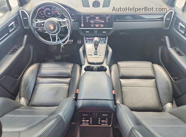 WP1AB2AY0KDA61552 2019 PORSCHE CAYENNE Black Dashboard view